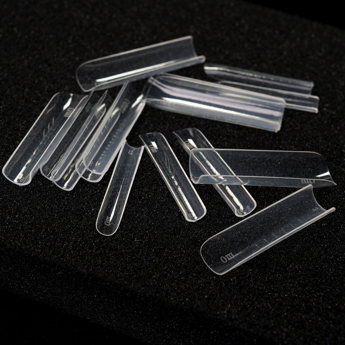 Dualforms 15 - Square XL 0MM - Dual form in Box - Formine trasparenti 150 pezzi 15 misure