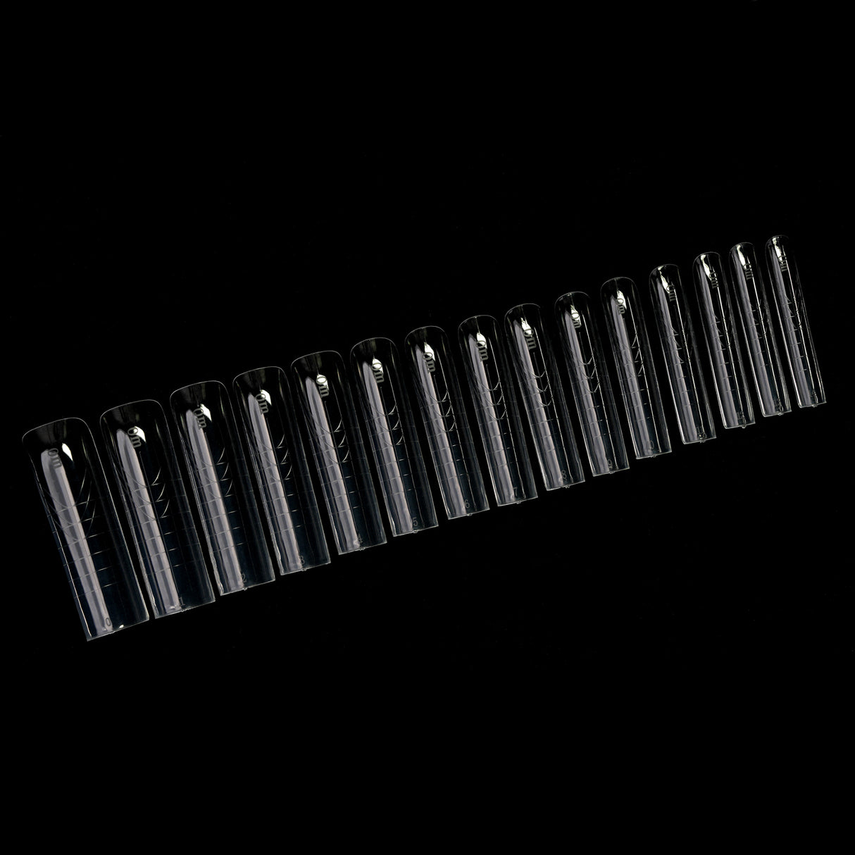 Dualforms 15 - Square XL 0MM - Dual form in Box - Formine trasparenti 150 pezzi 15 misure