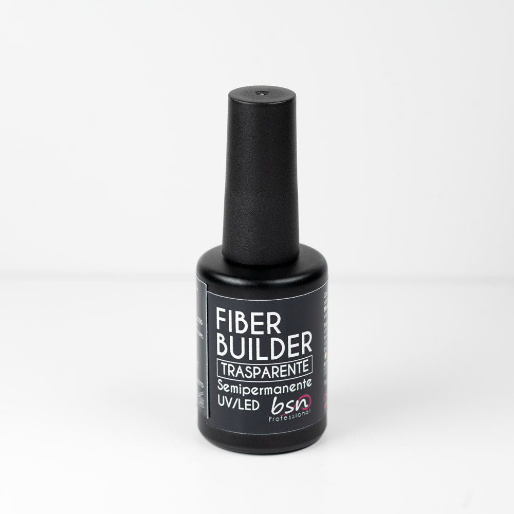 BUILDER BASE FIBER - TRASPARENTE - CLEAR - BUILDER SOAK OFF - 12 ML