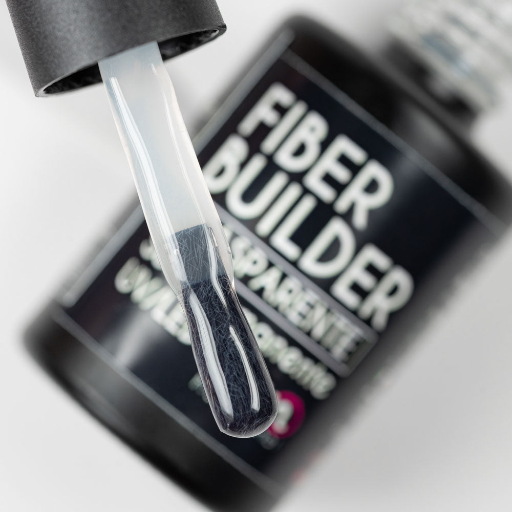 BUILDER BASE FIBER - TRASPARENTE - CLEAR - BUILDER SOAK OFF - 12 ML