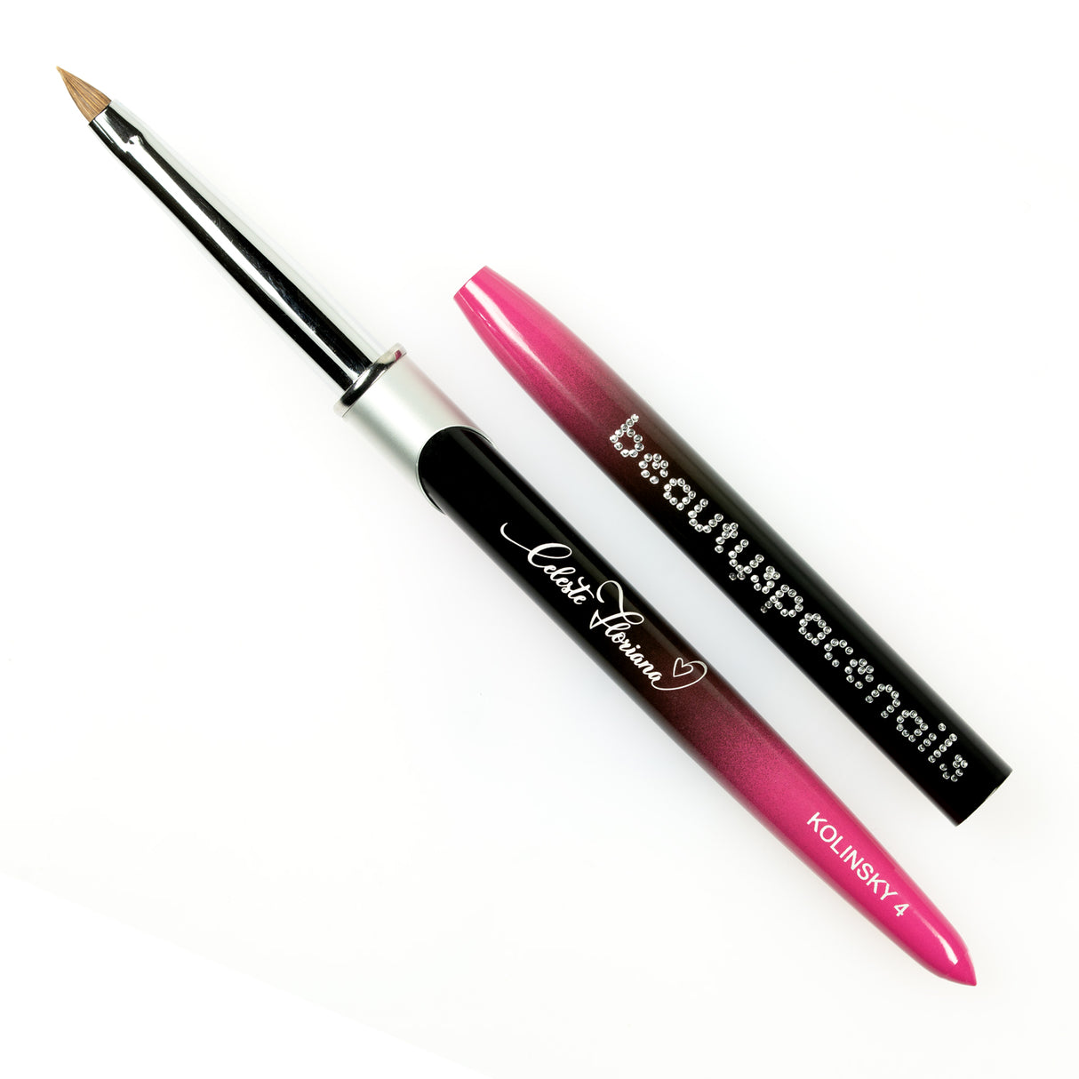 Pennello Kolinsky 4 - Forme 3D - Lingua di gatto