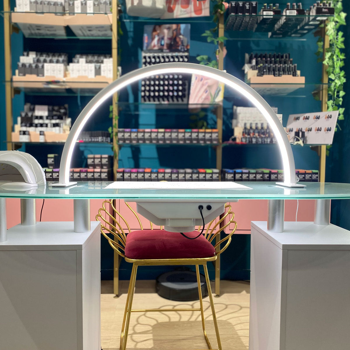 Lampada arco da tavolo LED per illuminazione tavolo manicure