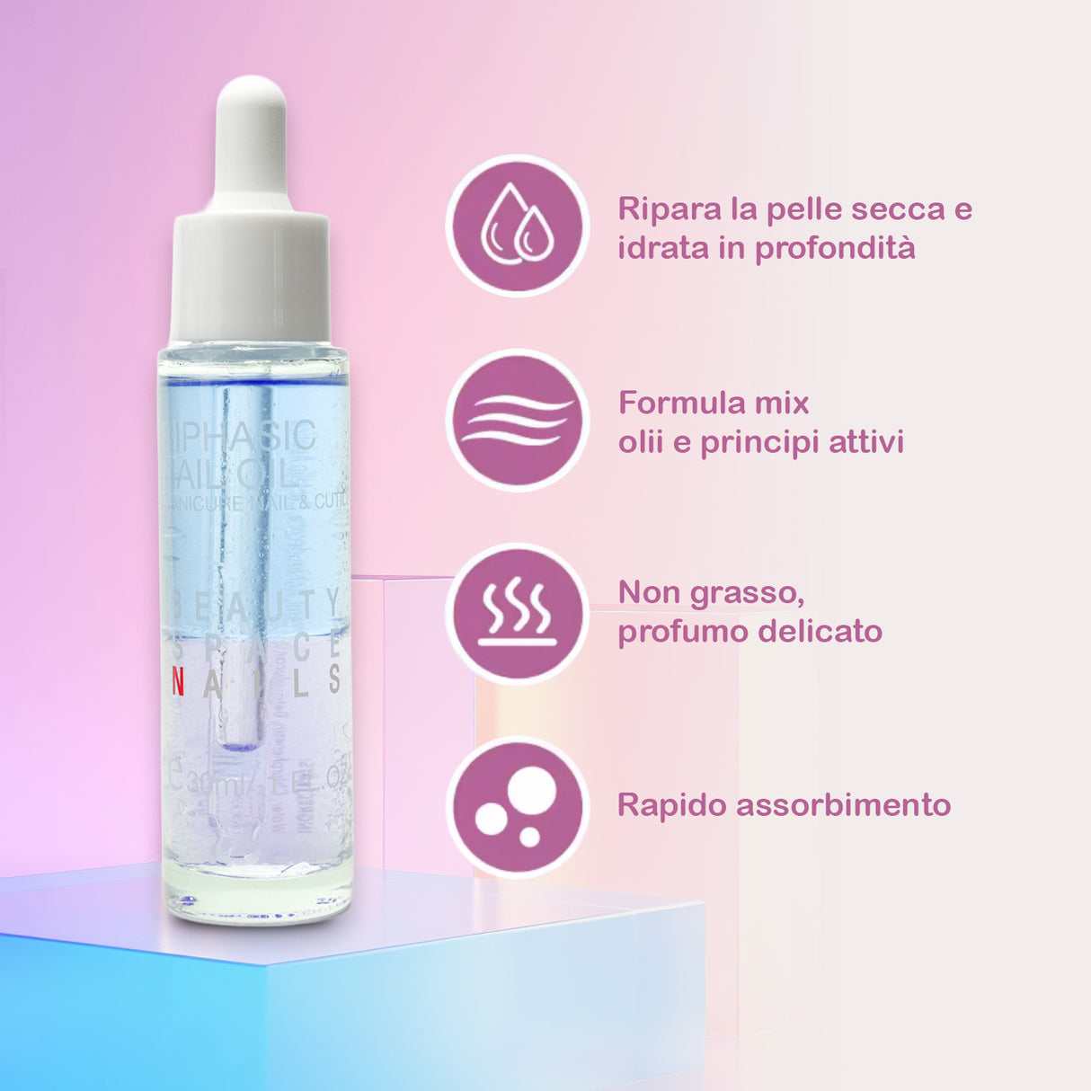 Lavender - Olio Bifasico per Unghie e Cuticole 30ml