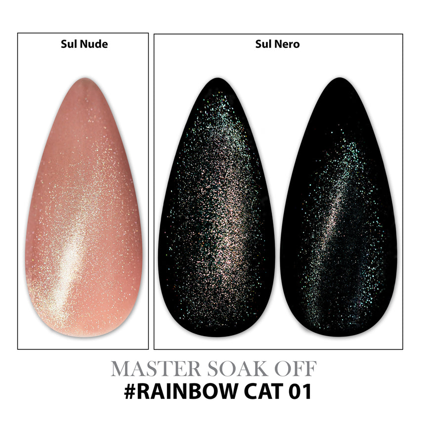 Smalto Cat Eye's effetto Rainbow - 01