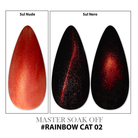 Smalto Cat Eye's effetto Rainbow - 02