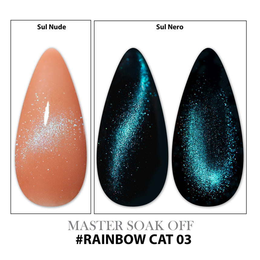Smalto Cat Eye's effetto Rainbow - 03