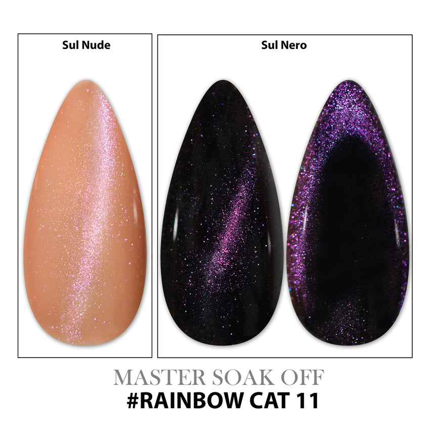 Smalto Cat Eye's effetto Rainbow - 11