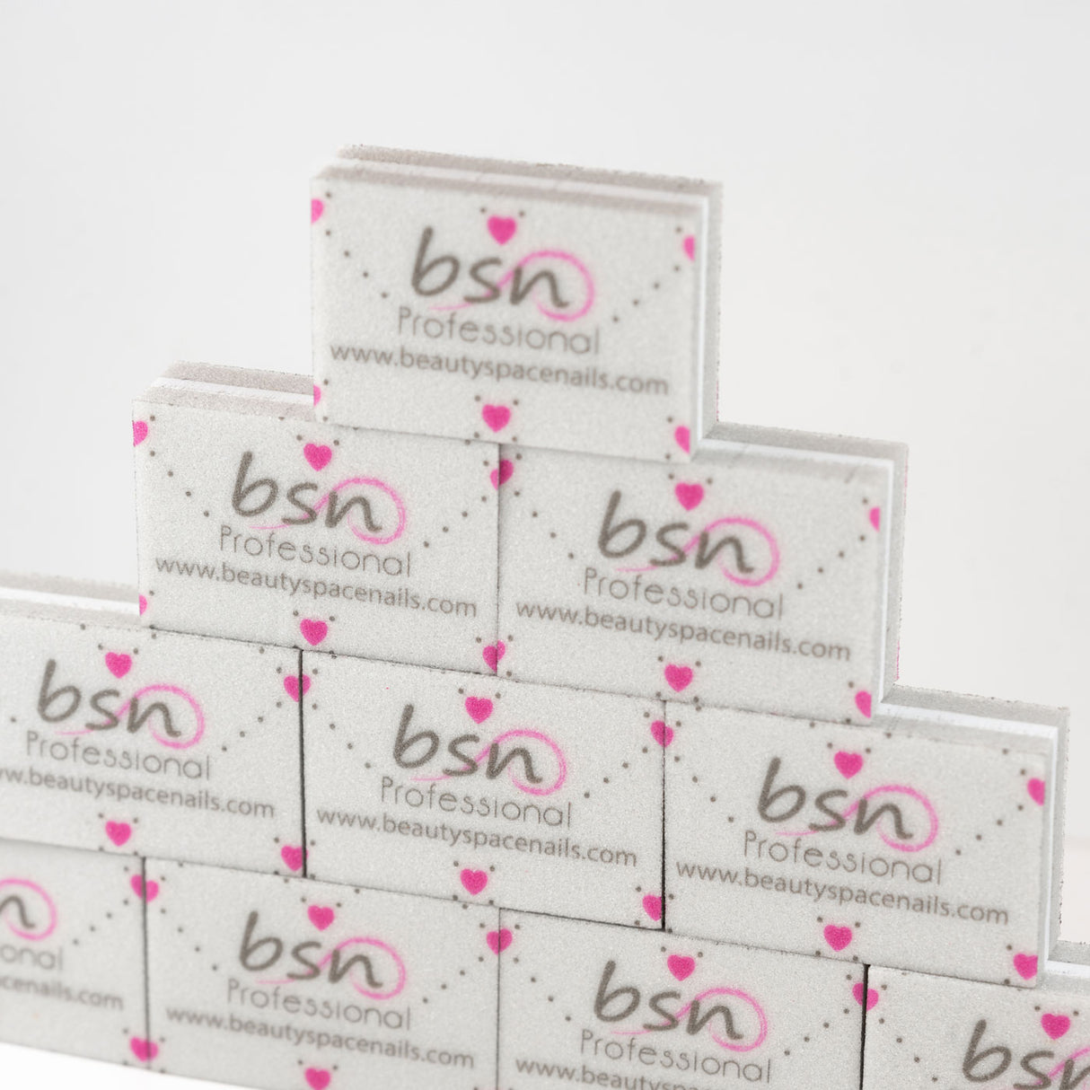 10 mini polisseuses matifiantes BSN avec logo 100/180 (x10 pièces)