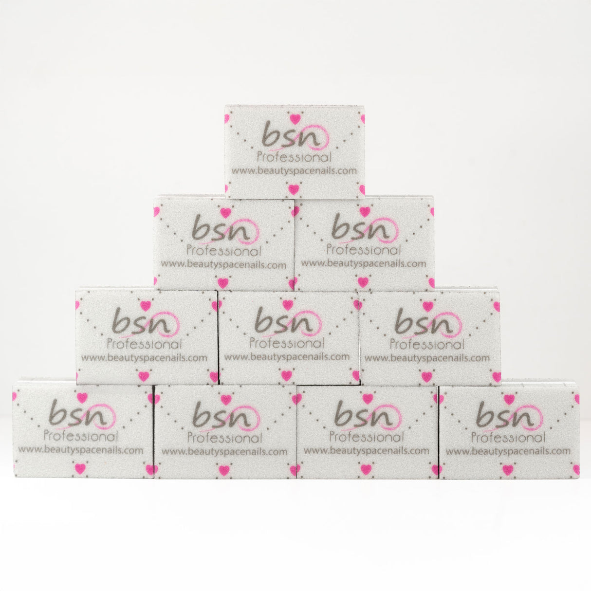 10 mini polisseuses matifiantes BSN avec logo 100/180 (x10 pièces)