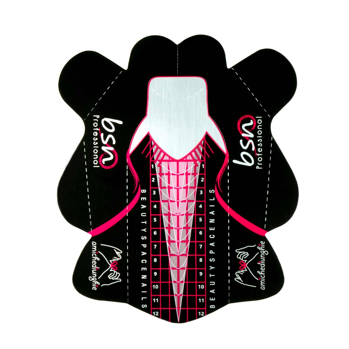 100 capsules pour ongles NAIL FRIENDS 4 en 1 en aluminium