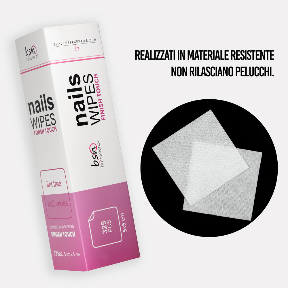 Nail Wipes - Lint Free - Finish Touch 325pz in box