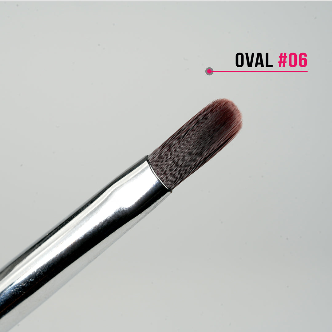 Pennello ovale 06 stesura gel cover builder Beauty Space Nails