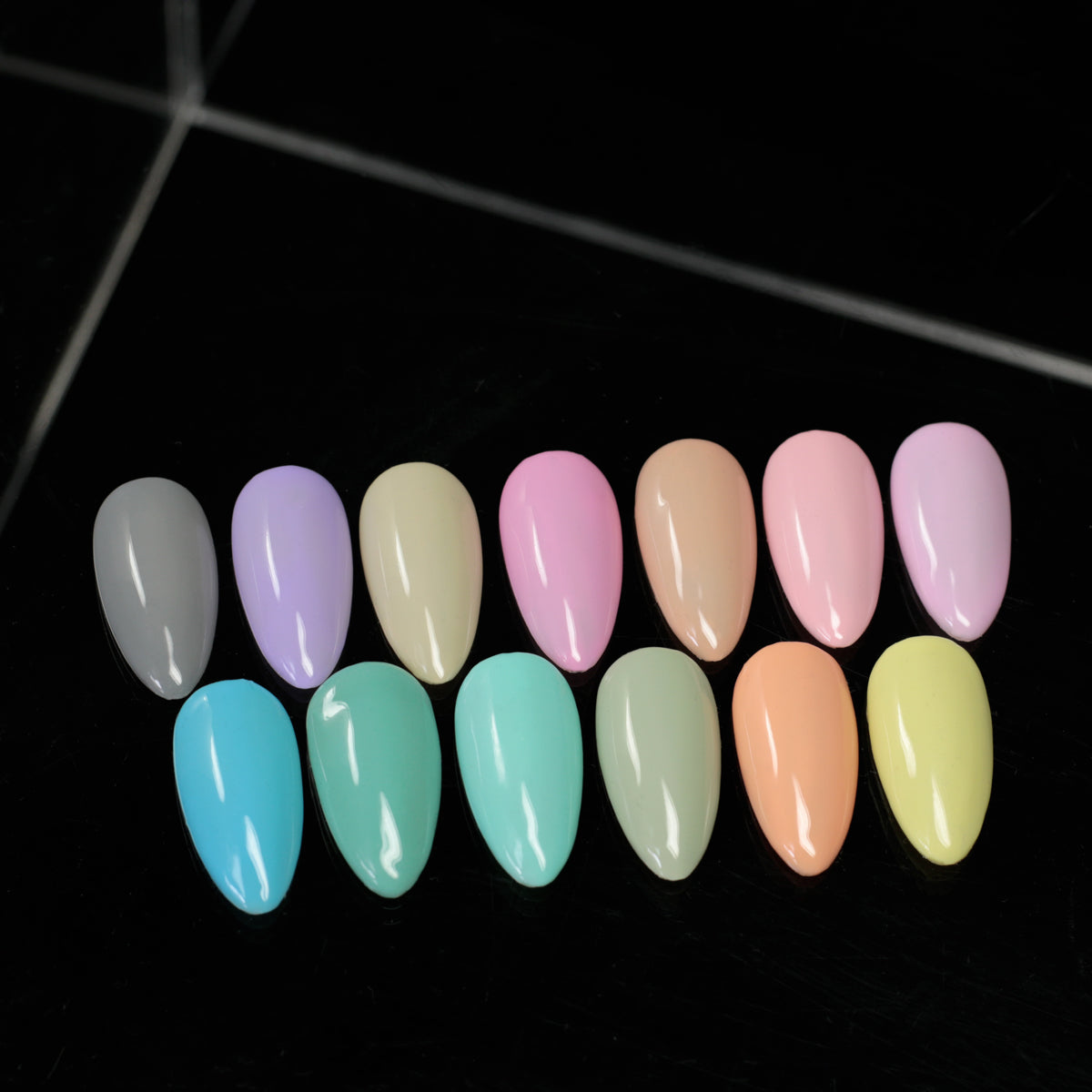 Candy Macaron - Kit Color Line - Set 13 gel color pastello UV /LED