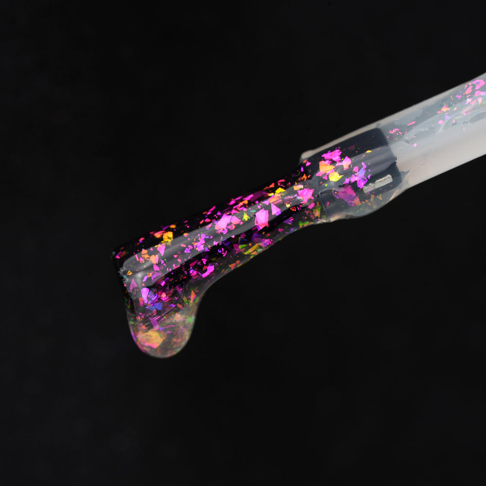 Andromeda - Sparkle Finish Top Coat con paillettes glitter, senza dispersione