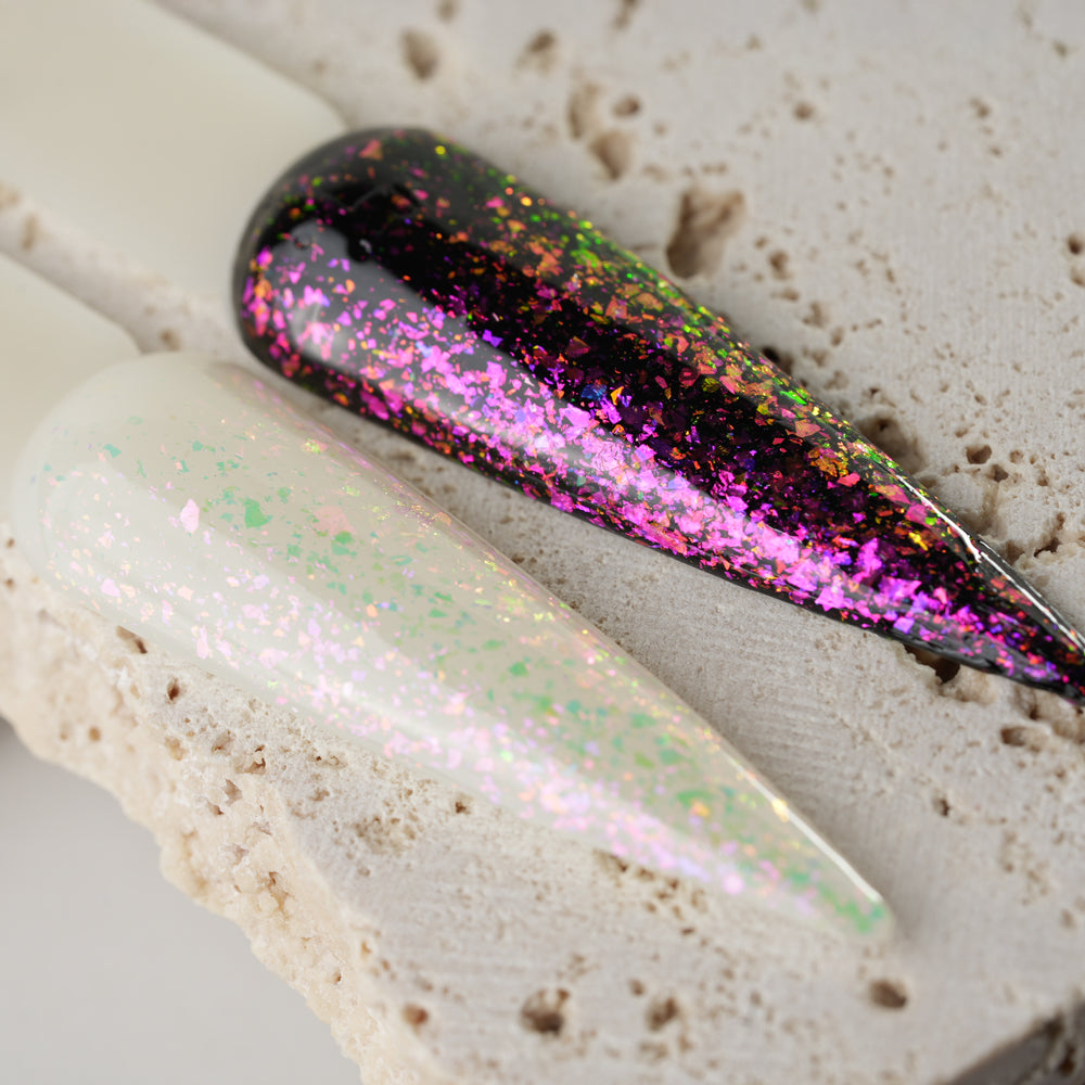 Andromeda - Sparkle Finish Top Coat con paillettes glitter, senza dispersione