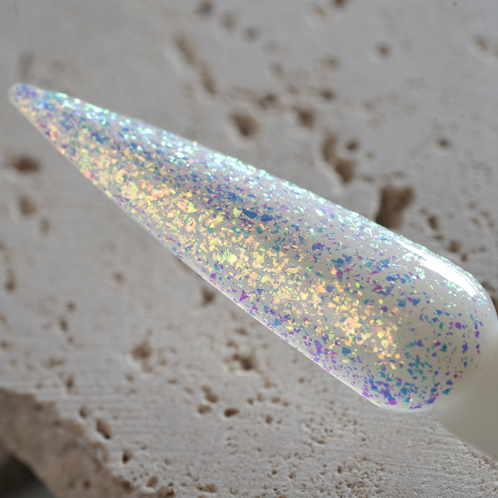 Andromeda - Sparkle Finish Top Coat con paillettes glitter, senza dispersione