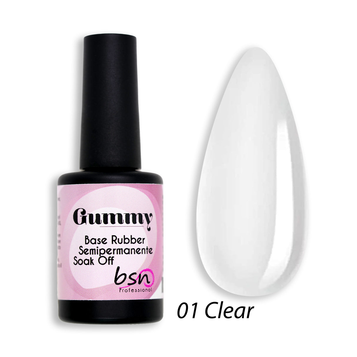01 GUMMY RUBBER BASE - Trasparente