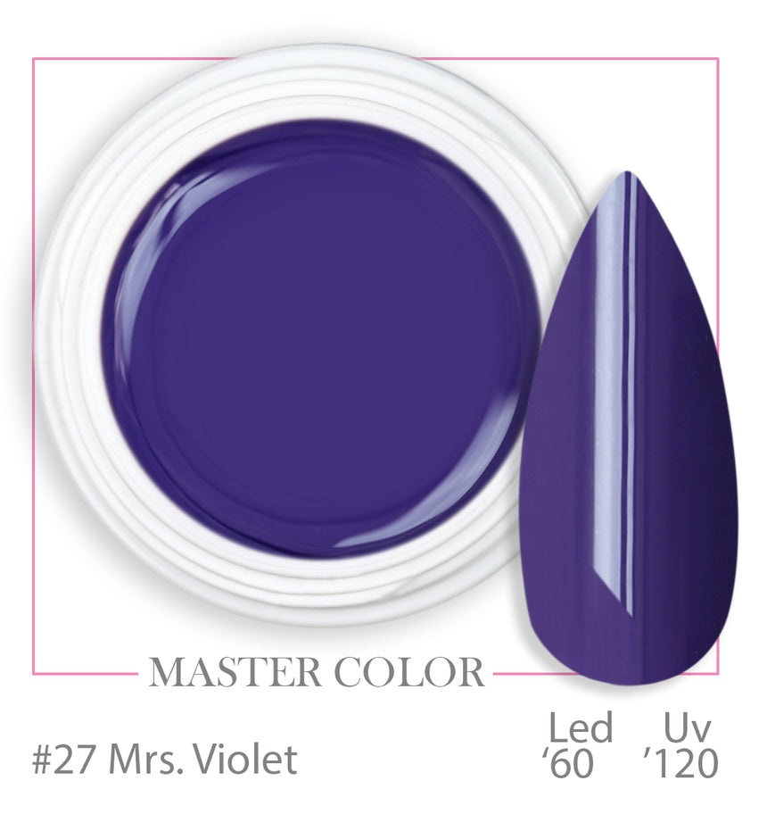 027 - Mrs. Violet - Master Color - Gel color UV LED - 5ml