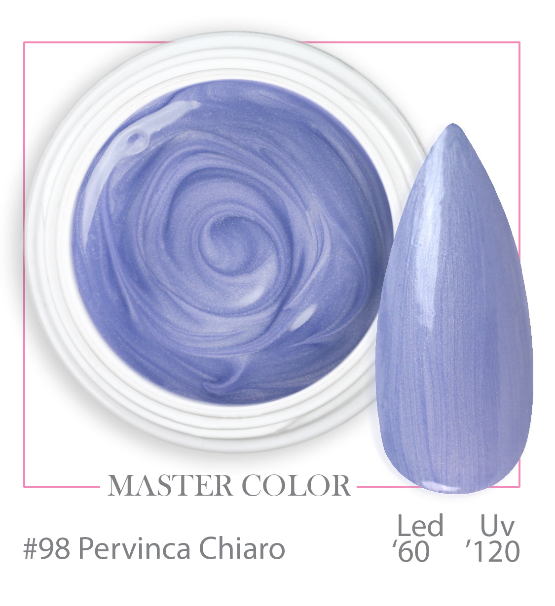 098-Pervinca Chiaro - Master Color - Gel color UV LED - 5ml