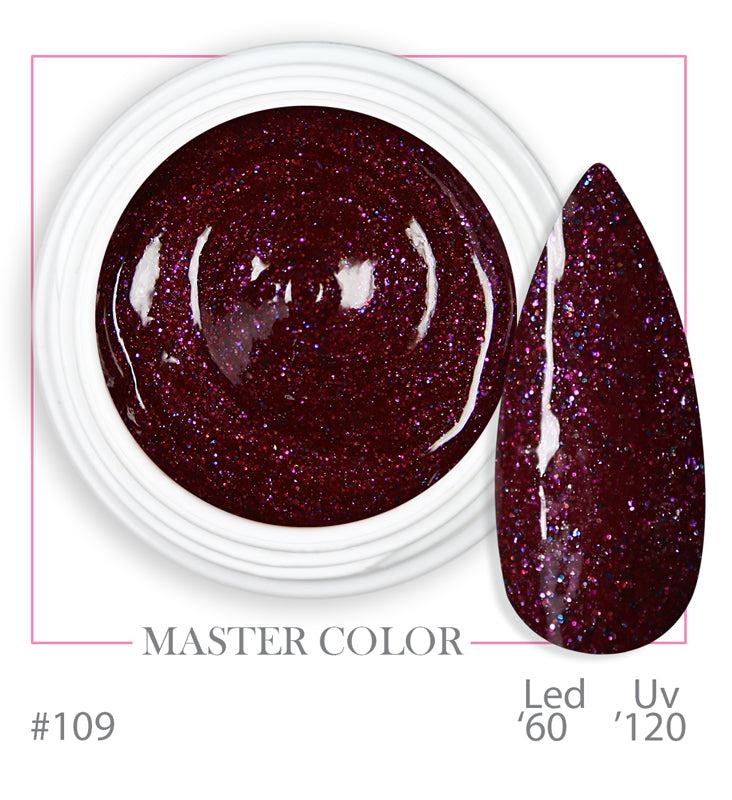 109 - Sparkly Vivacious - Master Color - Gel colorant UV LED - 5 ml