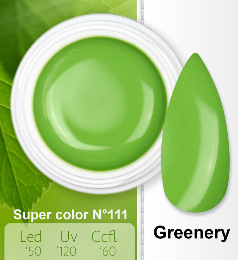 111 Greenery- Super Color - Coprente UV - LED da 5ml