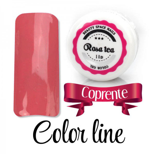 11D - Rosa tea - Coprente - Gel UV Colorato - Color line - 5ml