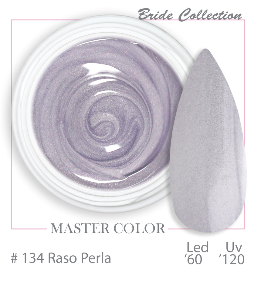 134 - Raso Perla - Master Color " Bride Collection" - Gel color UV LED - 5ml