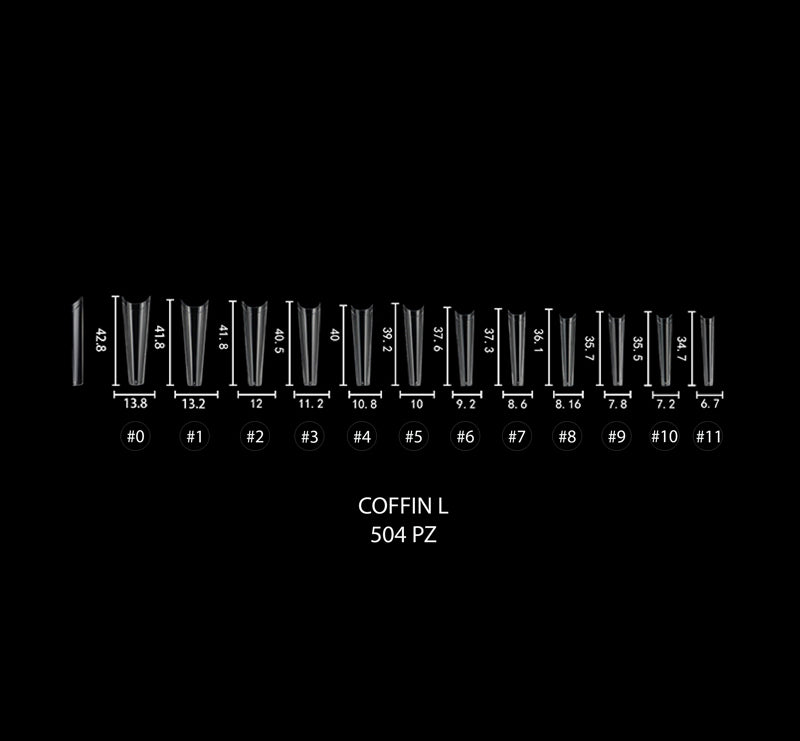 COFFIN L - X-TEND Abs Extensions Tip - Tip Box 504pz