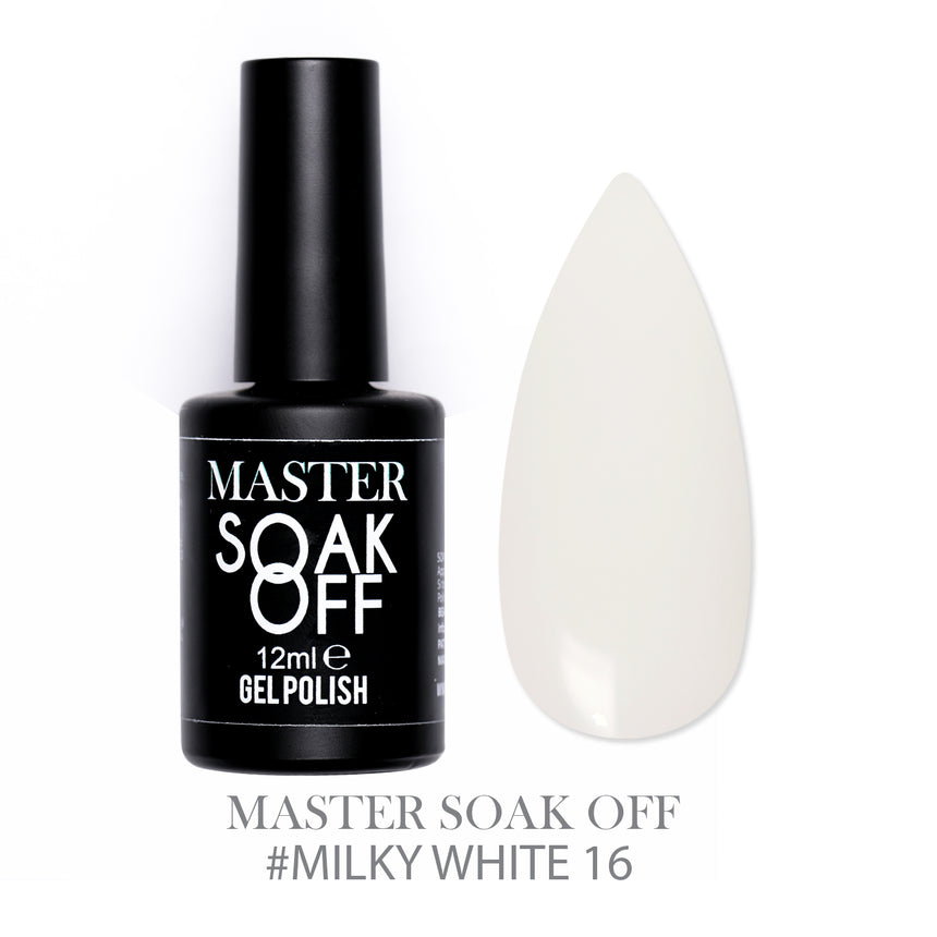 16 - Milky White - Master Color Soak Off 12 ml