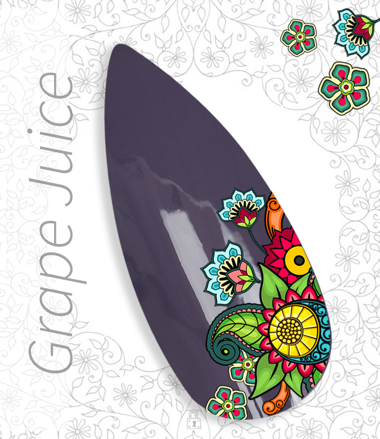 017 - Grape Juice - Super Color - Coprente UV - LED da 5ml