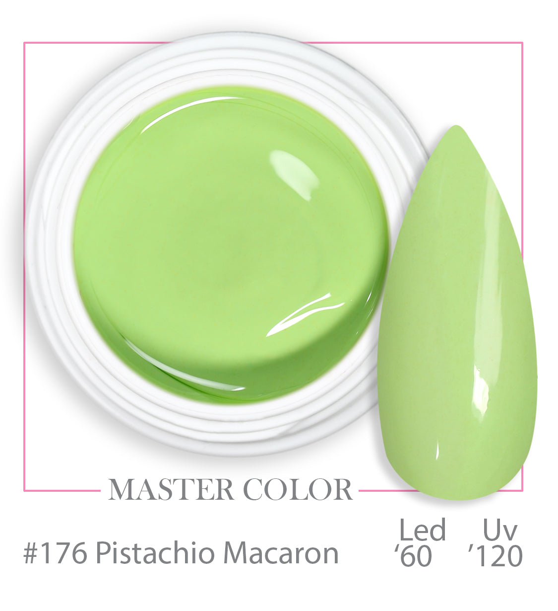 176 - Pistachio Macaron - Master Color - Gel color UV LED - 5ml