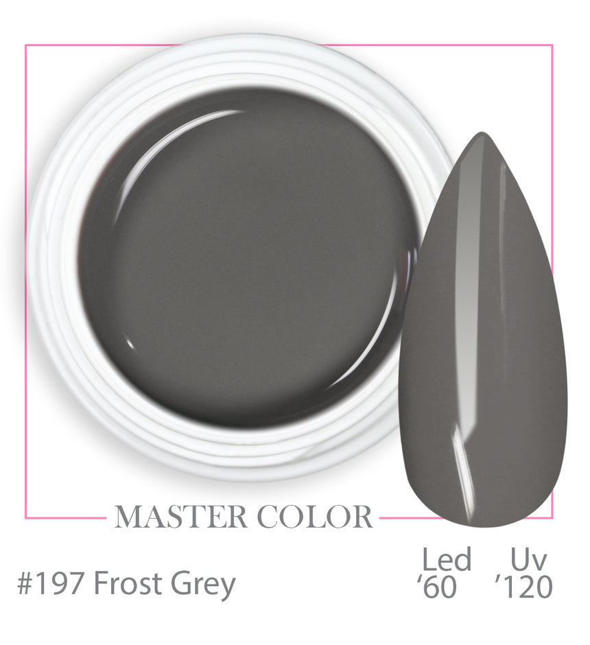 197 - Frost Grey - Master Color - Gel color UV LED - 5ml