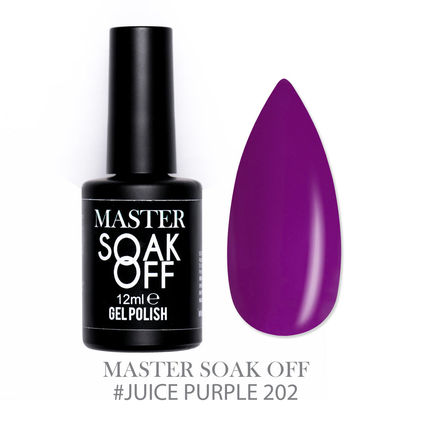 202 - Juice Purple - Master Color Soak Off 12 ml