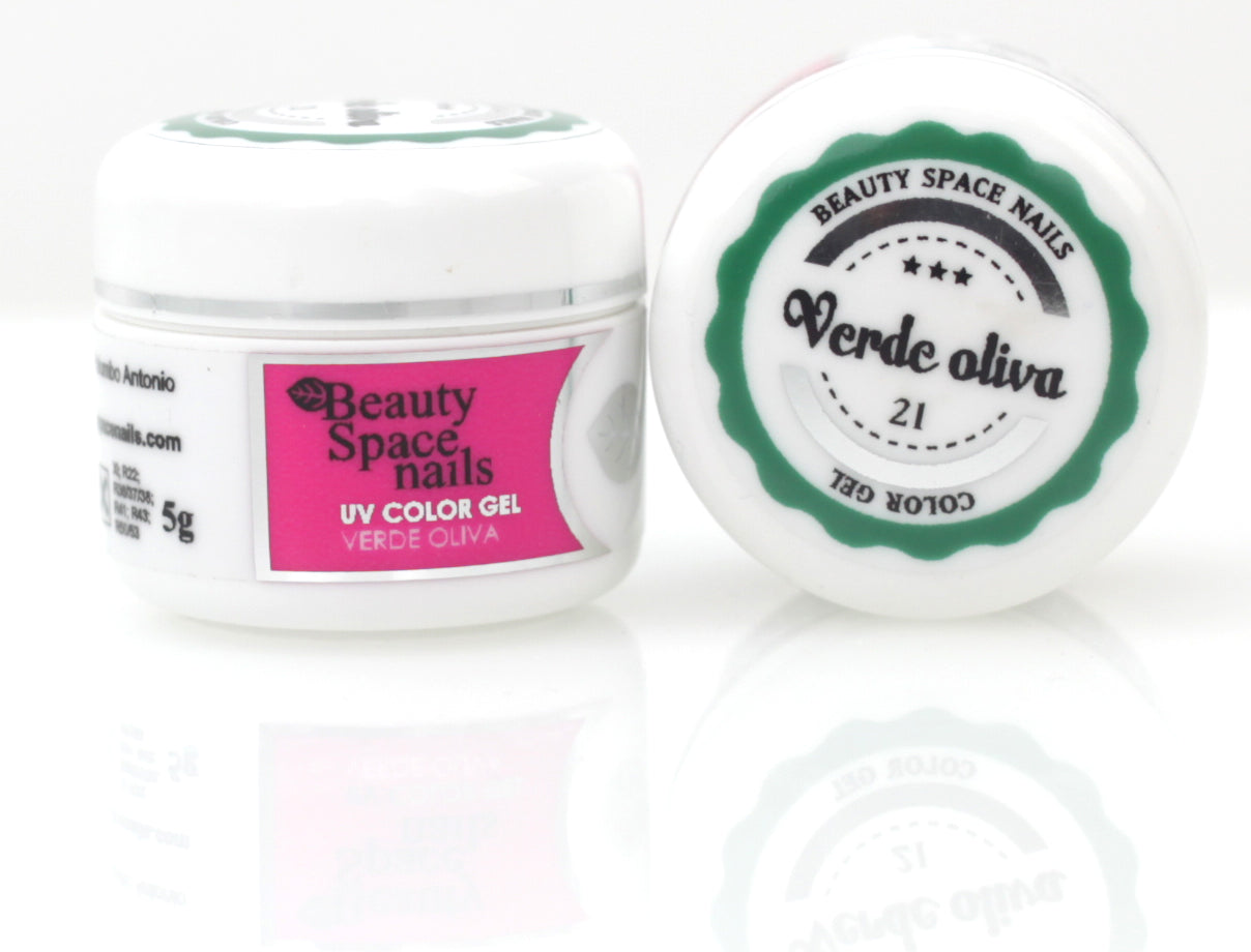 21 - Verde oliva - Coprente - Gel UV Colorato - Color line - 5ml