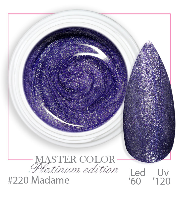 220 - Madame Platinum - Master Color - Gel color UV LED - 5ml