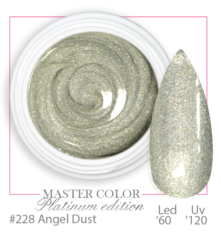 228 - Angel Dust - Platinum - Master Color - Gel color UV LED - 5ml