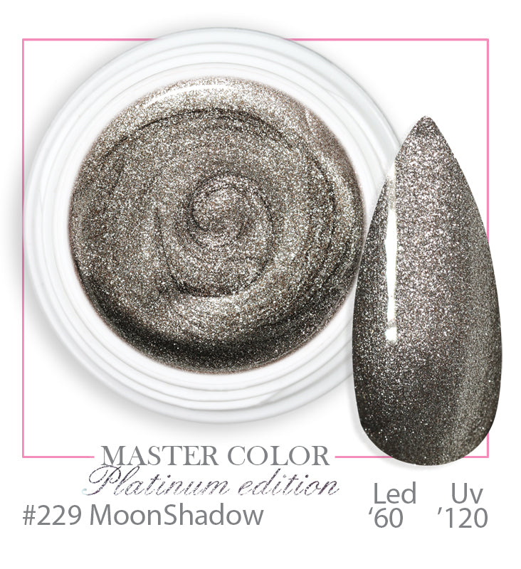 229 - Moonshadow - Platinum - Master Color - Gel color UV LED - 5ml