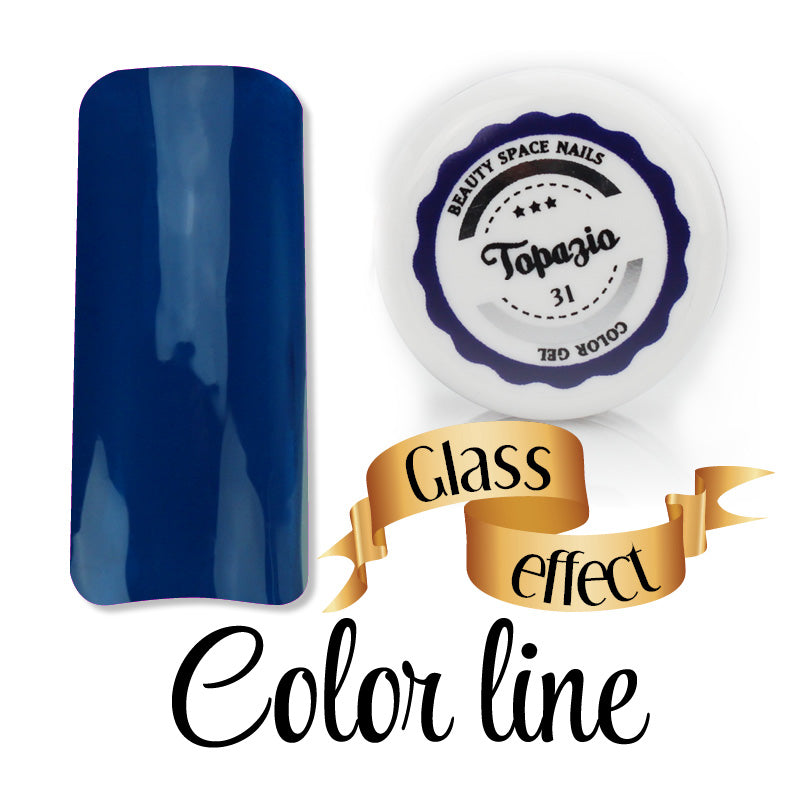 31 - Topazio - Glass Effect - Gel UV Colorato - Color line - 5ml