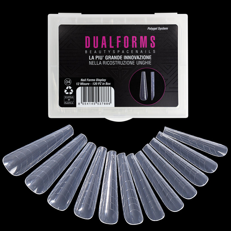 Dualforms 04 - Coffin Dual form in Box - Formine trasparenti 120 pezzi