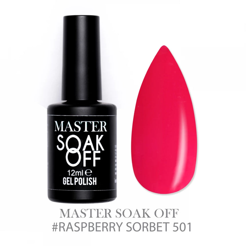 501 - Raspberry Sorbet - Master Color Soak Off 12 ml