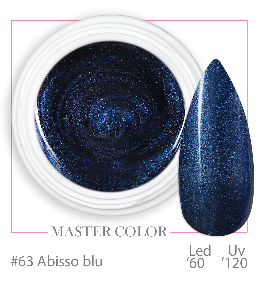 063 - Bleu Abysse - Master Color - Gel colorant UV LED - 5 ml