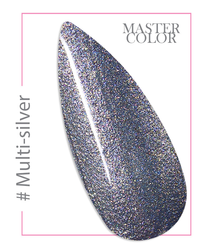 069 - Multi Silver - Master Color - Gel color UV LED - 5ml