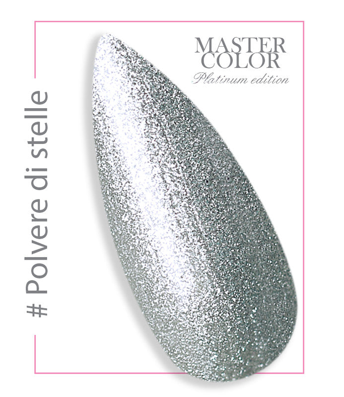 008 - Polvere di stelle - Master Color - "PLATINUM" Gel color UV LED - 5ml