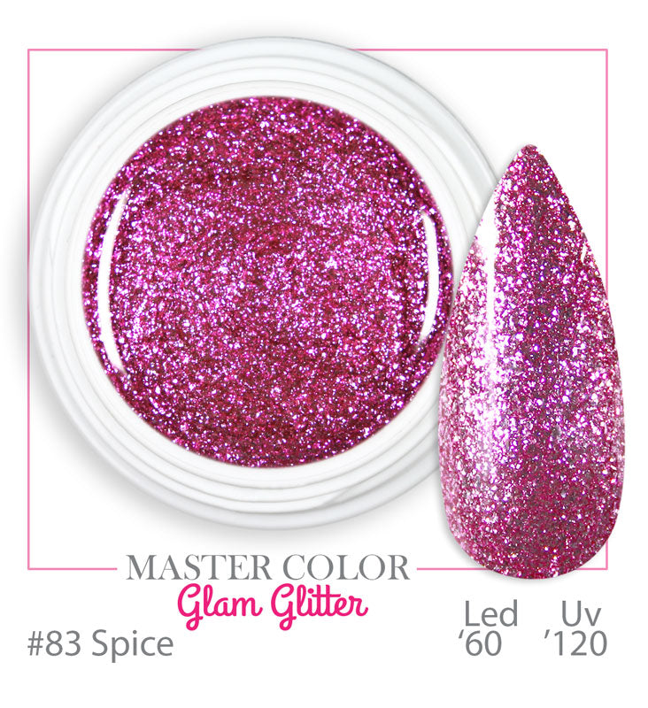 083 - Spice - Glam Glitter - Master Color - Gel color UV LED - 5ml