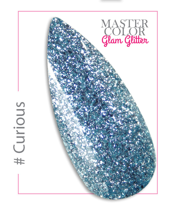085 - Curious - Glam Glitter - Master Color - Gel colorant UV/LED - 5 ml