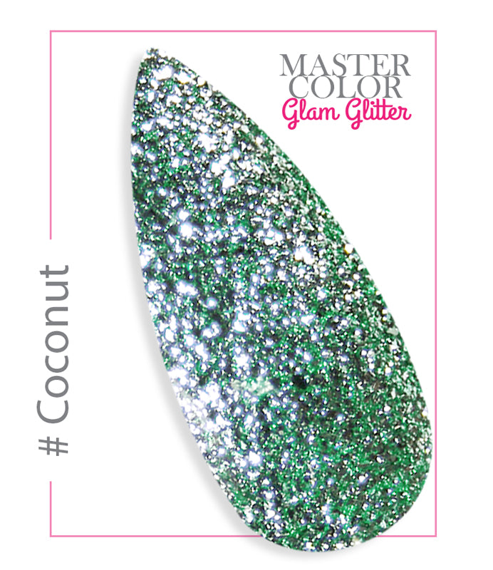 087 - Coconut - Glam Glitter - Master Color - Gel color UV LED - 5ml