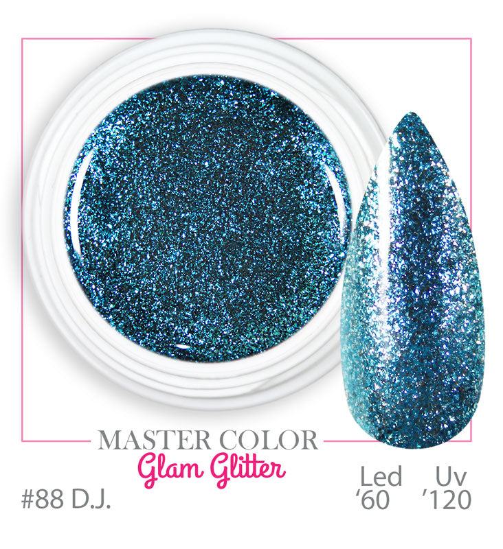 088 - D.J. - Glam Glitter - Master Color - Gel color UV LED - 5ml