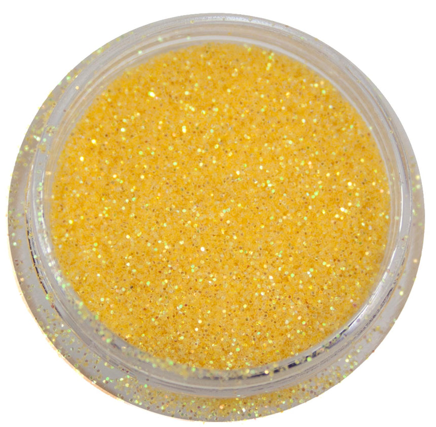 Barattolino decorazione Polvere Glitter Giallo Oro