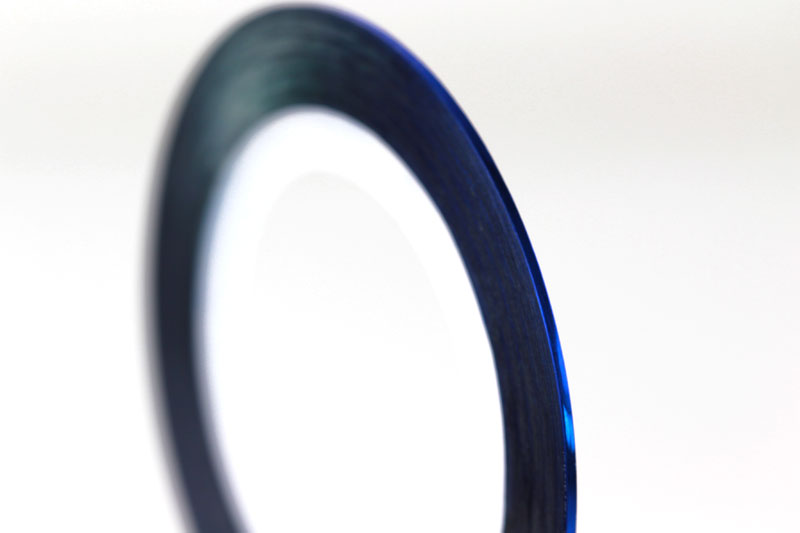 Blu Elettrico - Striping Tape Nail Art - Striscia Nastro Adesivo Colorato -