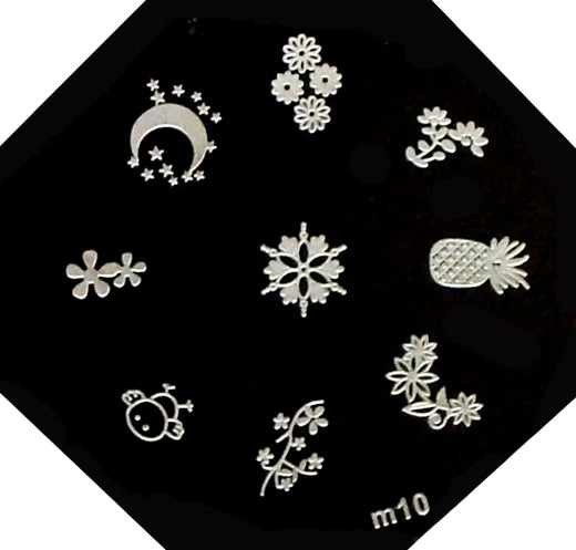 Disque d'estampage hexagonal M10